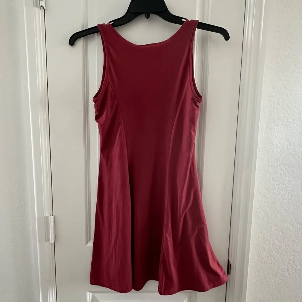 Mudd Womens Sleeveless Red Keyhole A-Line Dress Size M - Picture 3 of 9
